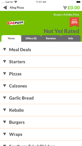 King Pizza M26 Screen 2