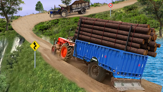 Heavy Tractor Trolley Game 3D 1