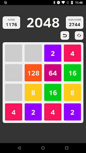 2048 Game Screen 2