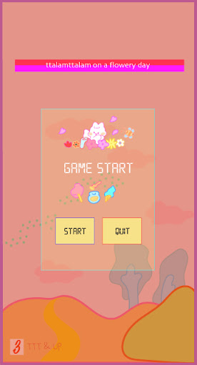 Android application ttalamttalam on a flowery day screenshort
