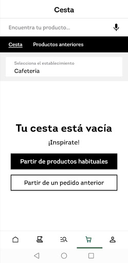 Cafés Baqué App HORECA Screenshot