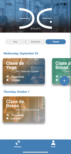 Android application Guasabara Fitness screenshort