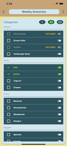 Listor - Simple List Organizer Screenshot 2 - AppWisp.com