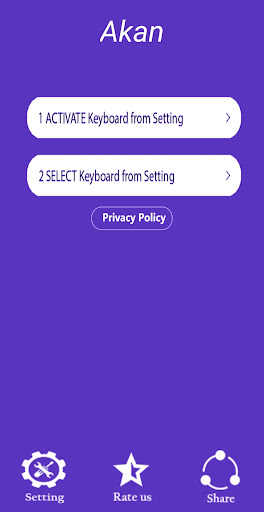 Akan Keyboard : Easy Akan Typi Screen 2