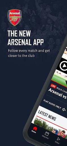 Screenshot of Arsenal Official App