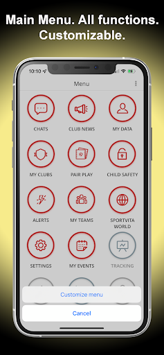 Android application SportVita screenshort