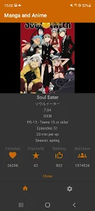 Manga & Anime Finder