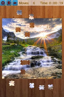 Waterfall Jigsaw Puzzles Screenshot
