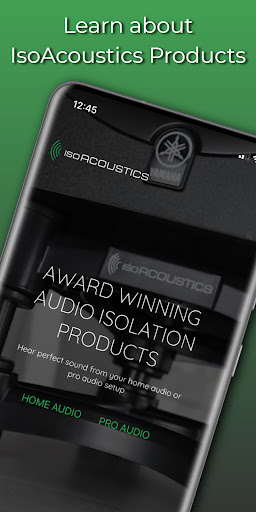 Android application IsoAcoustics screenshort