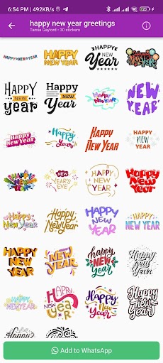 Happy New Year Stickers 2024のおすすめ画像3