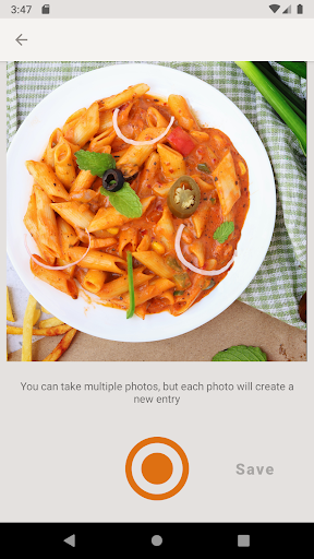 MyFoodRepo Screen 2