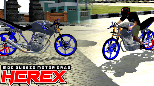 Android application Mod Bussid Motor Drag Herex screenshort