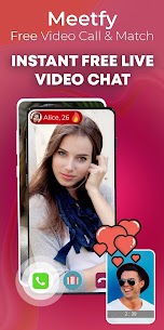 برنامج الكامره العشوائية للاندرويد Meetfy 1