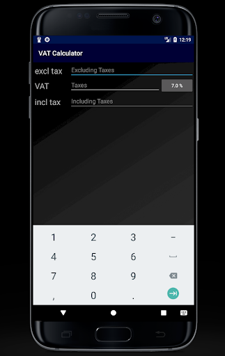 Android application VAT Calculator PRO screenshort