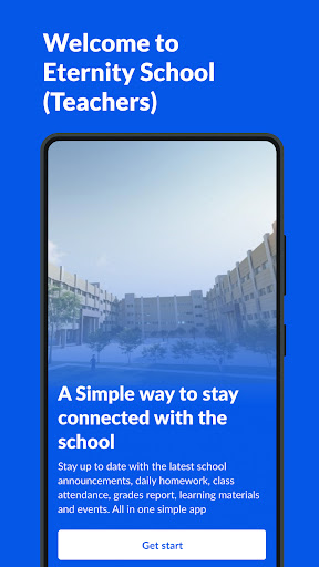 Android application Eternity school (Teachers) screenshort