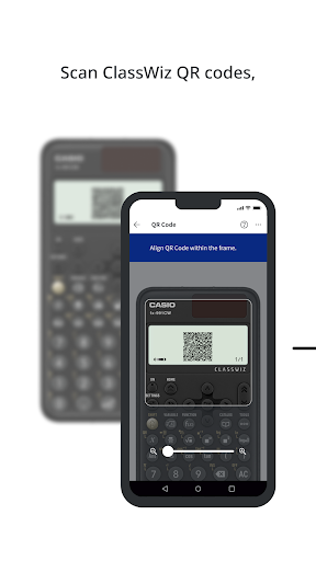 Android application ClassWiz Calc App QR screenshort