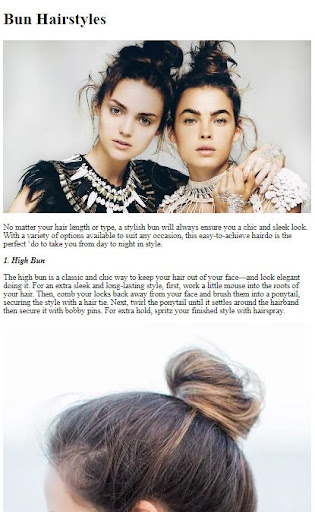 How To Do Bun Hairstyles