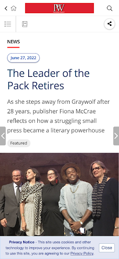 Publishers Weekly Screen 3
