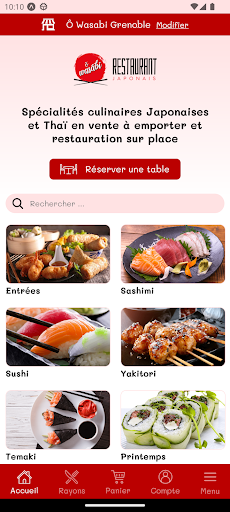 Android application Ô Wasabi screenshort