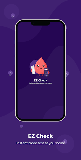 Android application EZ Check - Instant Blood Test screenshort