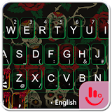 Skull & Rose Keyboard Theme icon