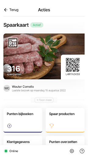 Android application Spekclub Zakelijk screenshort