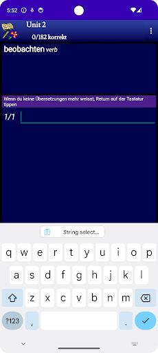 Englisch Vokabeltrainer