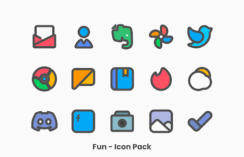 Fun - Icon Packのおすすめ画像4