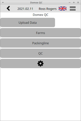 Android application Domex QC screenshort