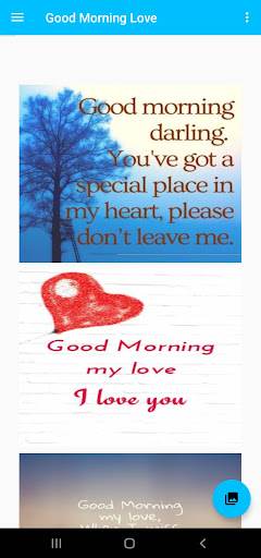 Android application Good Morning Afternoon Night screenshort