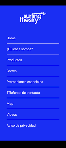 Android application Surfing The Sky screenshort