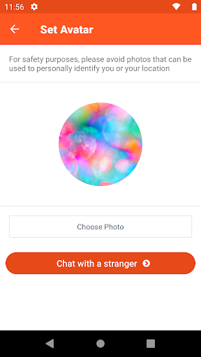 Android application StrangerChat Zambia screenshort