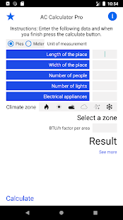 Air conditioner or Heat pump Screenshot