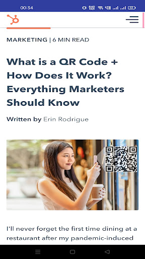 Android application All About QR Codes screenshort