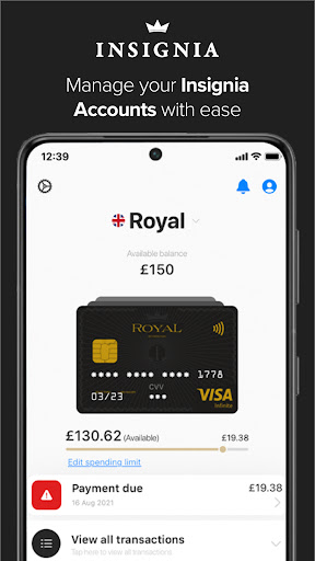 Android application Insignia Cards screenshort