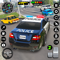 警察追跡ゲーム: カーレース