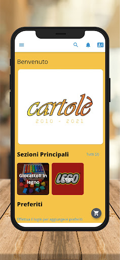 Android application Cartolè screenshort