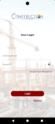 Android application The Construction Platform screenshort