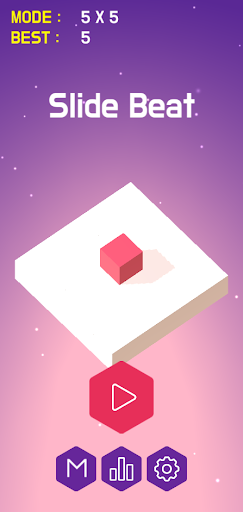 Android application Slide Beat screenshort
