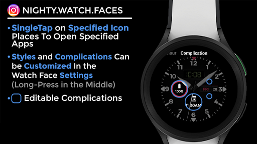 Night ver 14 - watch face screenshot 12