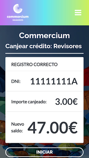 Android application Commercium Daganzo screenshort