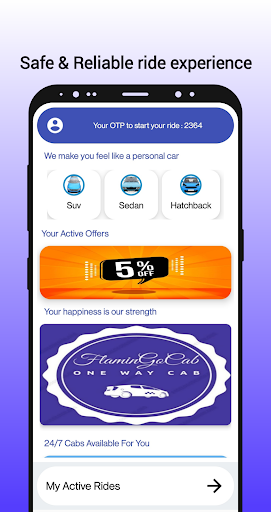 FlaminGoCab : Outstation rides Screen 3
