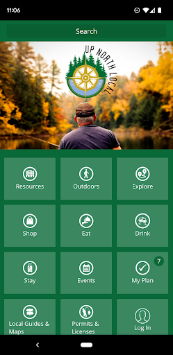 Android application Up North Local screenshort