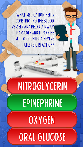 Android application Medical Quiz Questions screenshort