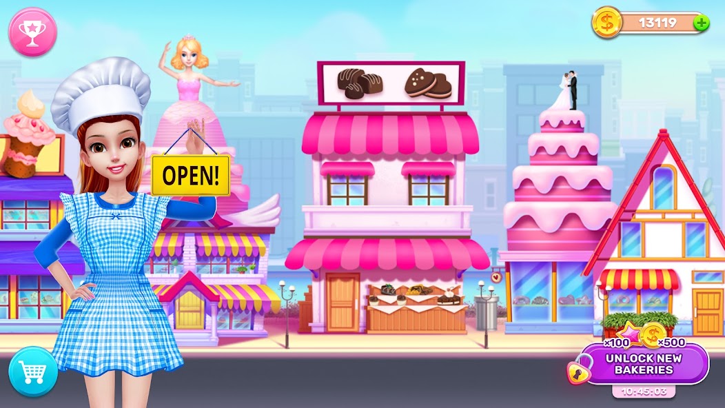 My Bakery Empire: Cake & Bake 1.5.7 APK + Mod (Unlimited money) untuk android