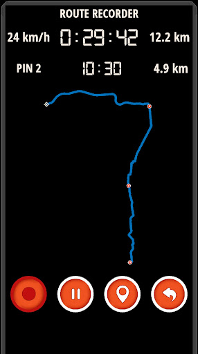 Route Checkpoint GPS Tracker Screen 2