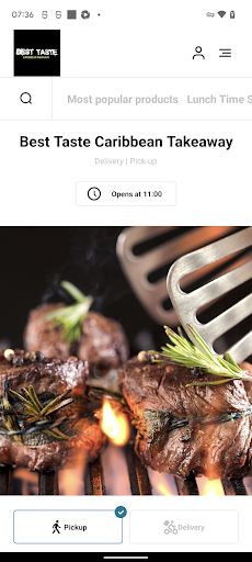 Android application Best Taste Caribbean Takeaway screenshort