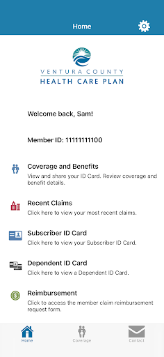 VCHCP Screen 2