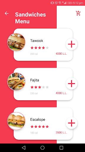 Restaurant Delivery App Screen 3