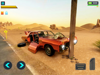 Screenshot 15 Long Road Trip - Car Driving android
